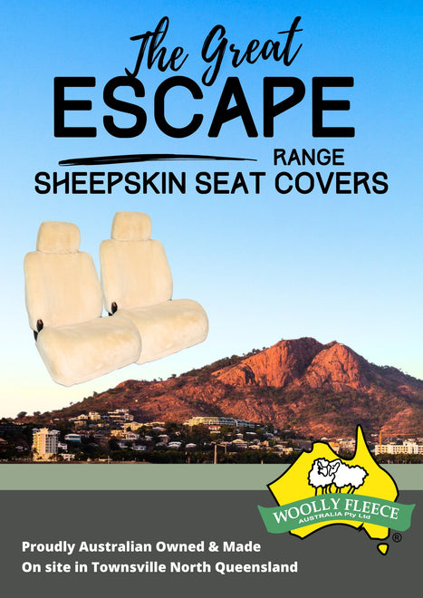 Sheepskin Seat Covers - The Great Escape Range