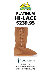 Foot Wear - Emu Platinum Hi Lace