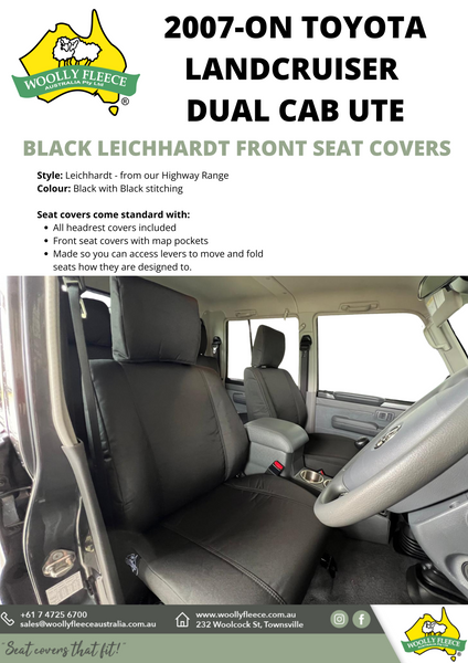 RM TOYOTA LANDCRUISER DUAL CAB UTE 2007-CURRENT