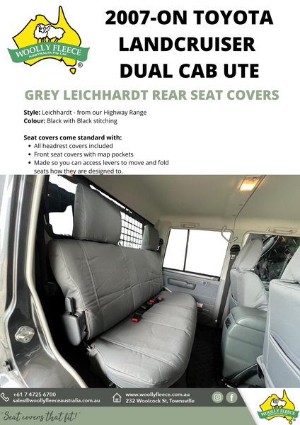 RM TOYOTA LANDCRUISER DUAL CAB UTE 2007-CURRENT