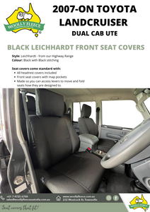 TOYOTA LANDCRUISER DUAL CAB UTE 2007-ON