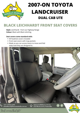 TOYOTA LANDCRUISER DUAL CAB UTE 2007-ON