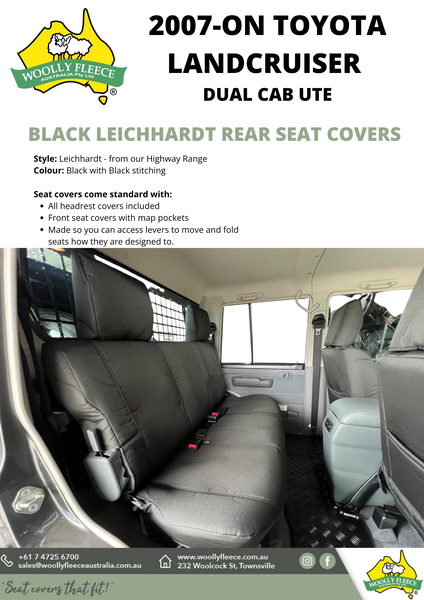TOYOTA LANDCRUISER DUAL CAB UTE 2007-ON