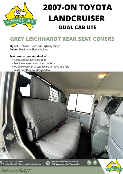 TOYOTA LANDCRUISER DUAL CAB UTE 2007-ON