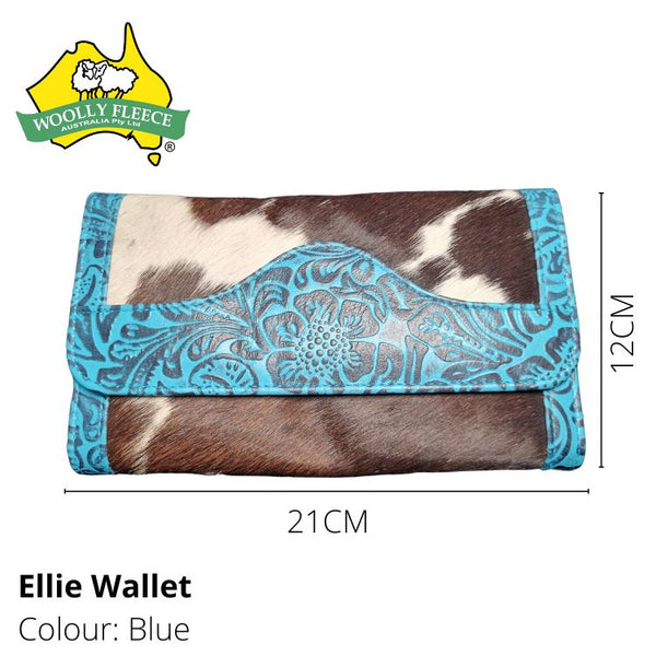 Ellie - Cowhide and Leather Wallet