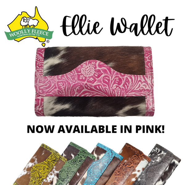 Ellie - Cowhide and Leather Wallet