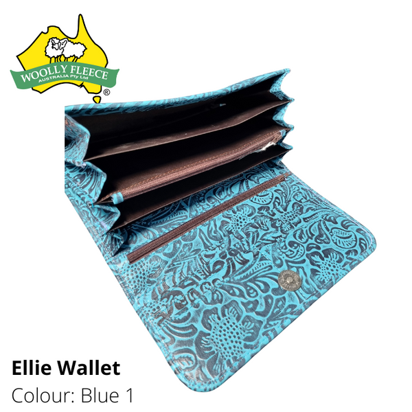 Ellie - Cowhide and Leather Wallet