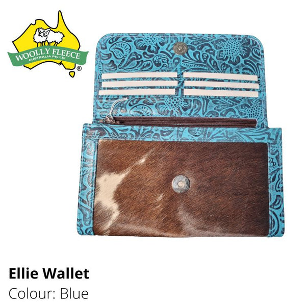 Ellie - Cowhide and Leather Wallet