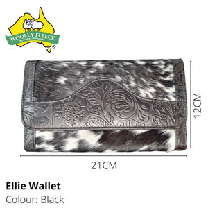 Ellie - Cowhide and Leather Wallet