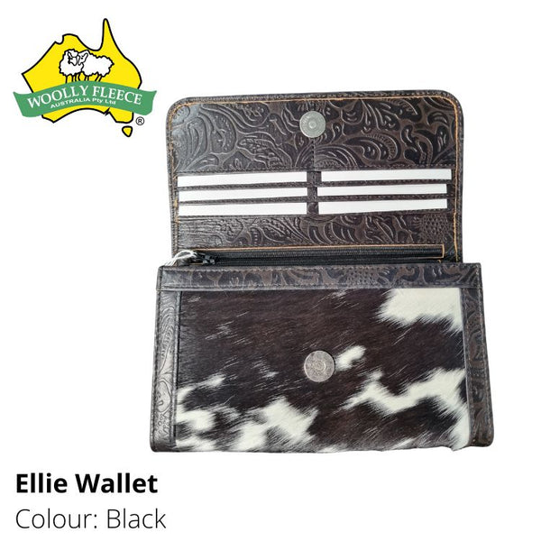 Ellie - Cowhide and Leather Wallet