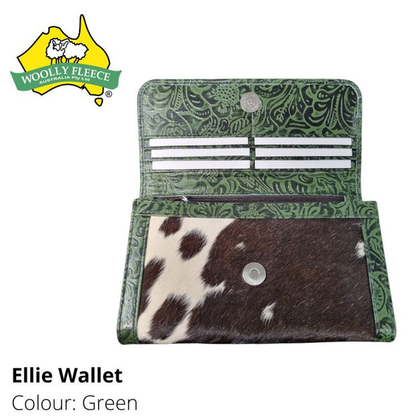 Ellie - Cowhide and Leather Wallet