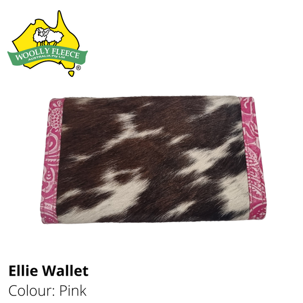 Ellie - Cowhide and Leather Wallet