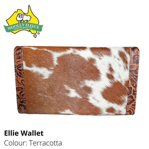 Ellie - Cowhide and Leather Wallet