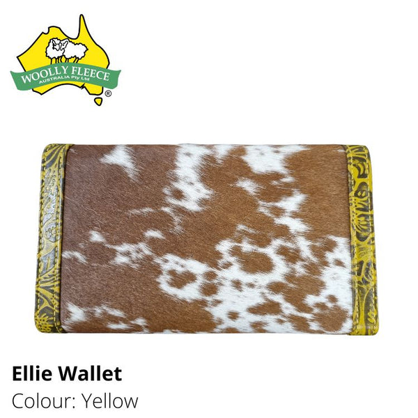 Ellie - Cowhide and Leather Wallet