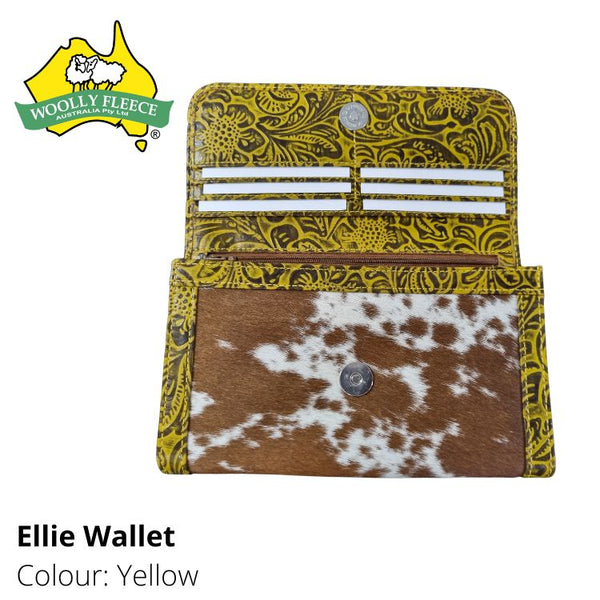 Ellie - Cowhide and Leather Wallet