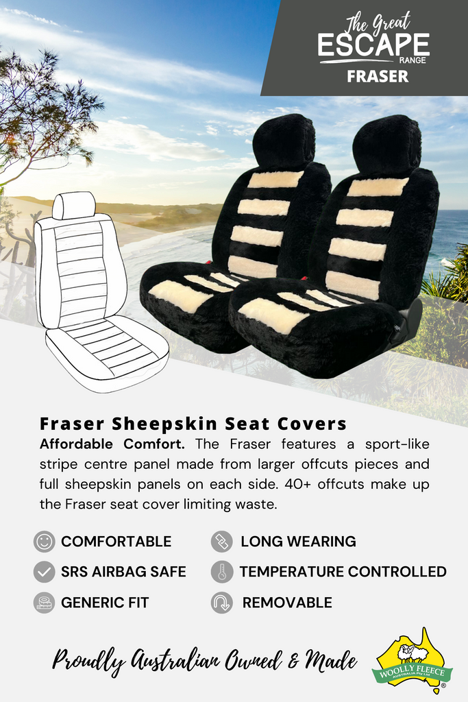 Silver cloud online sheepskin seat covers