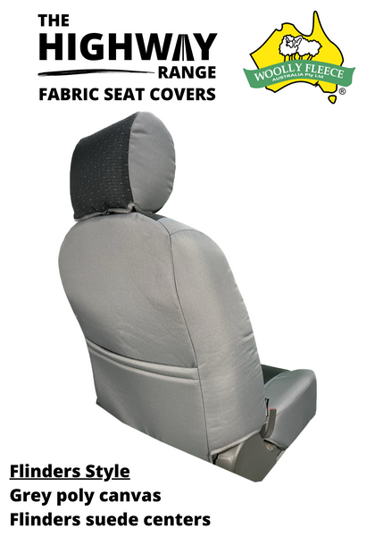 Flinders Fabric Seat covers - The Highway Range