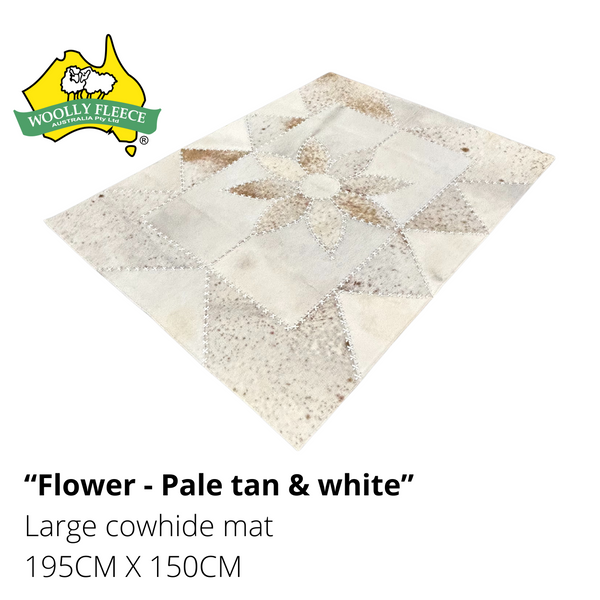 DESIGNER COW HIDE MATS - RECTANGLE SHAPE