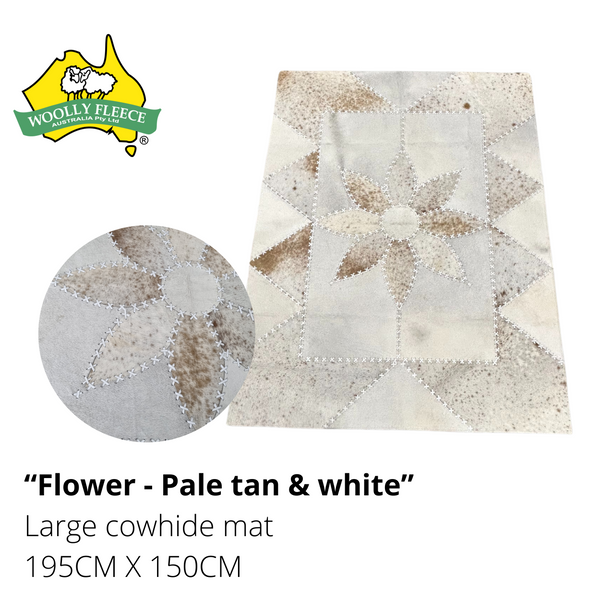 DESIGNER COW HIDE MATS - RECTANGLE SHAPE