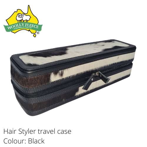 Cowhide Hair Styler Travel Case