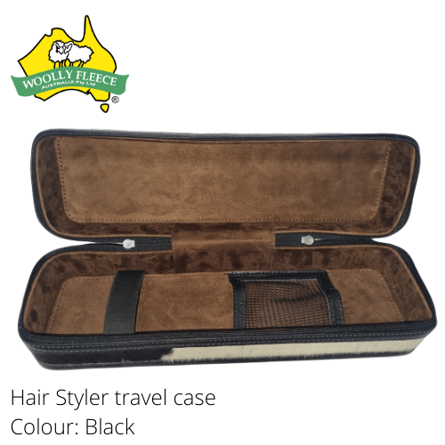 Cowhide Hair Styler Travel Case