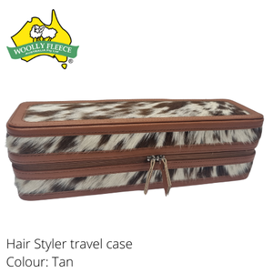 Cowhide Hair Styler Travel Case