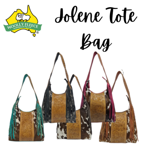 Jolene Tote Bag with hand carving