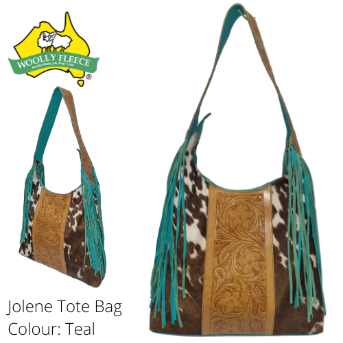 Jolene Tote Bag with hand carving