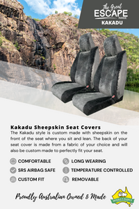 Kakadu Sheepskin Seat Covers - Custom Made