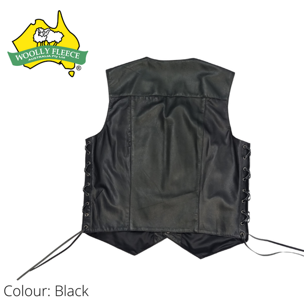 Leather Vest - Motorcycle Vest