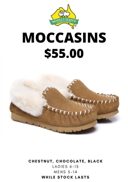 Foot Wear - WF Sheepskin Moccasin Slipper