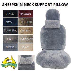 Car Accessories - Sheepskin Neck Support Pillow