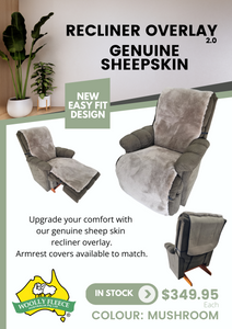 Recliner overlay 2.0 - Sheepskin universal overlay