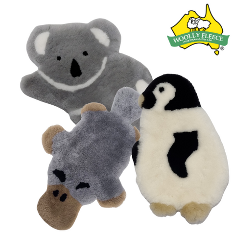 Home Decor - Animal Shaped Flat Sheepskin Cushion