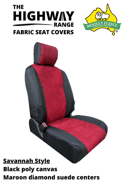 Savannah Fabric Seat Covers - The Highway Range