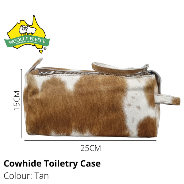 Cowhide Toiletry Case