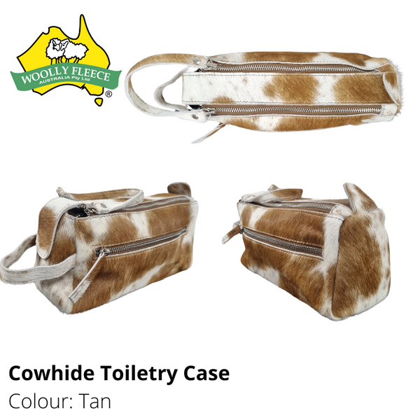 Cowhide Toiletry Case