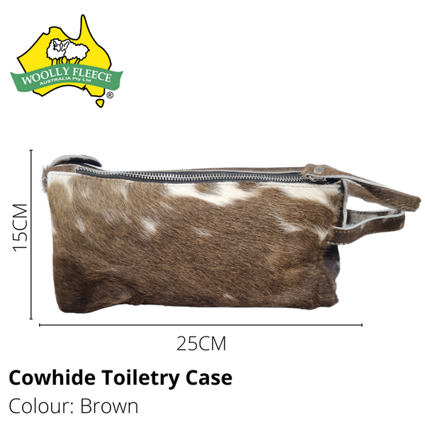 Cowhide Toiletry Case