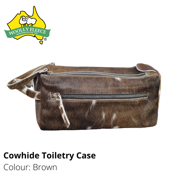 Cowhide Toiletry Case