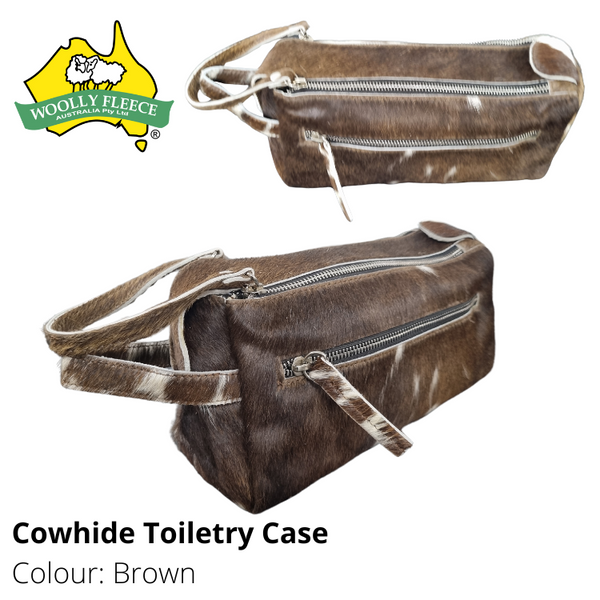 Cowhide Toiletry Case