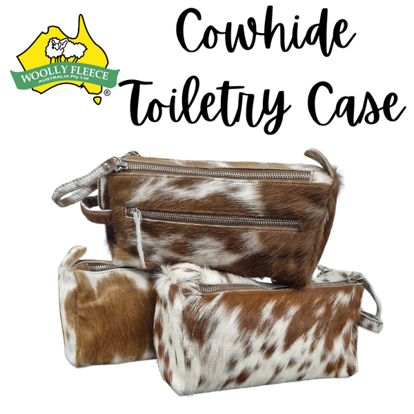 Cowhide Toiletry Case