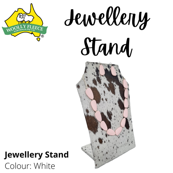 Cow hide jewellery Stand