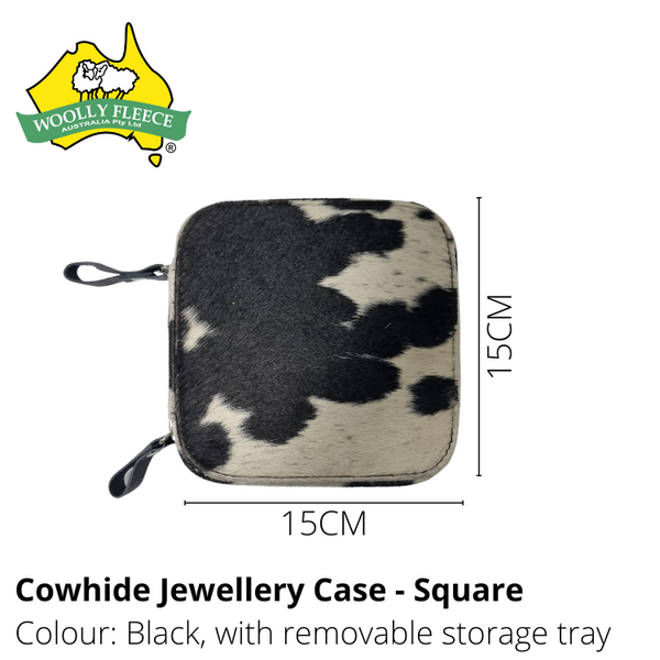 COWHIDE JEWELLERY CASE