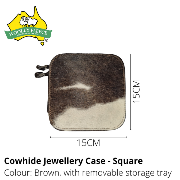 COWHIDE JEWELLERY CASE