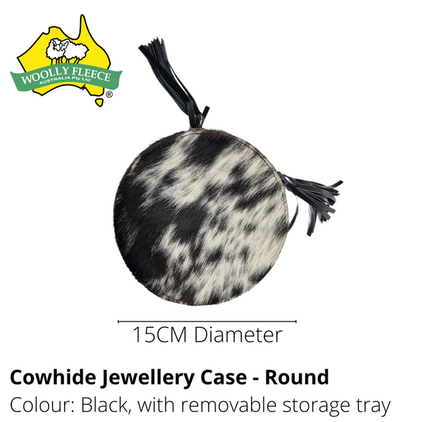 COWHIDE JEWELLERY CASE