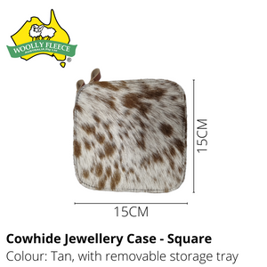 COWHIDE JEWELLERY CASE