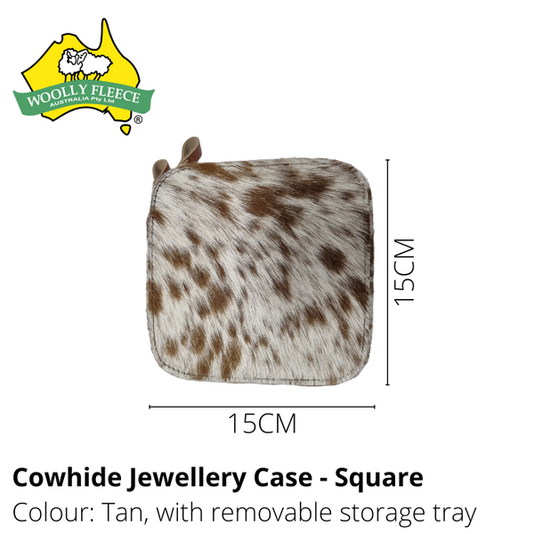 COWHIDE JEWELLERY CASE