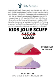 Foot Wear - Emu Kids Jolie Scuff Slipper