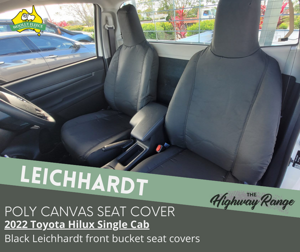 Leichhardt Poly Canvas Seat Covers - The Highway Range