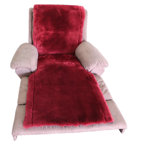 Recliner - Sheepskin universal over lay with lacing